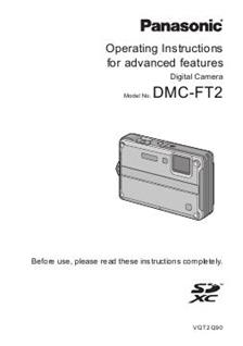 Panasonic Lumix FT2 manual. Camera Instructions.